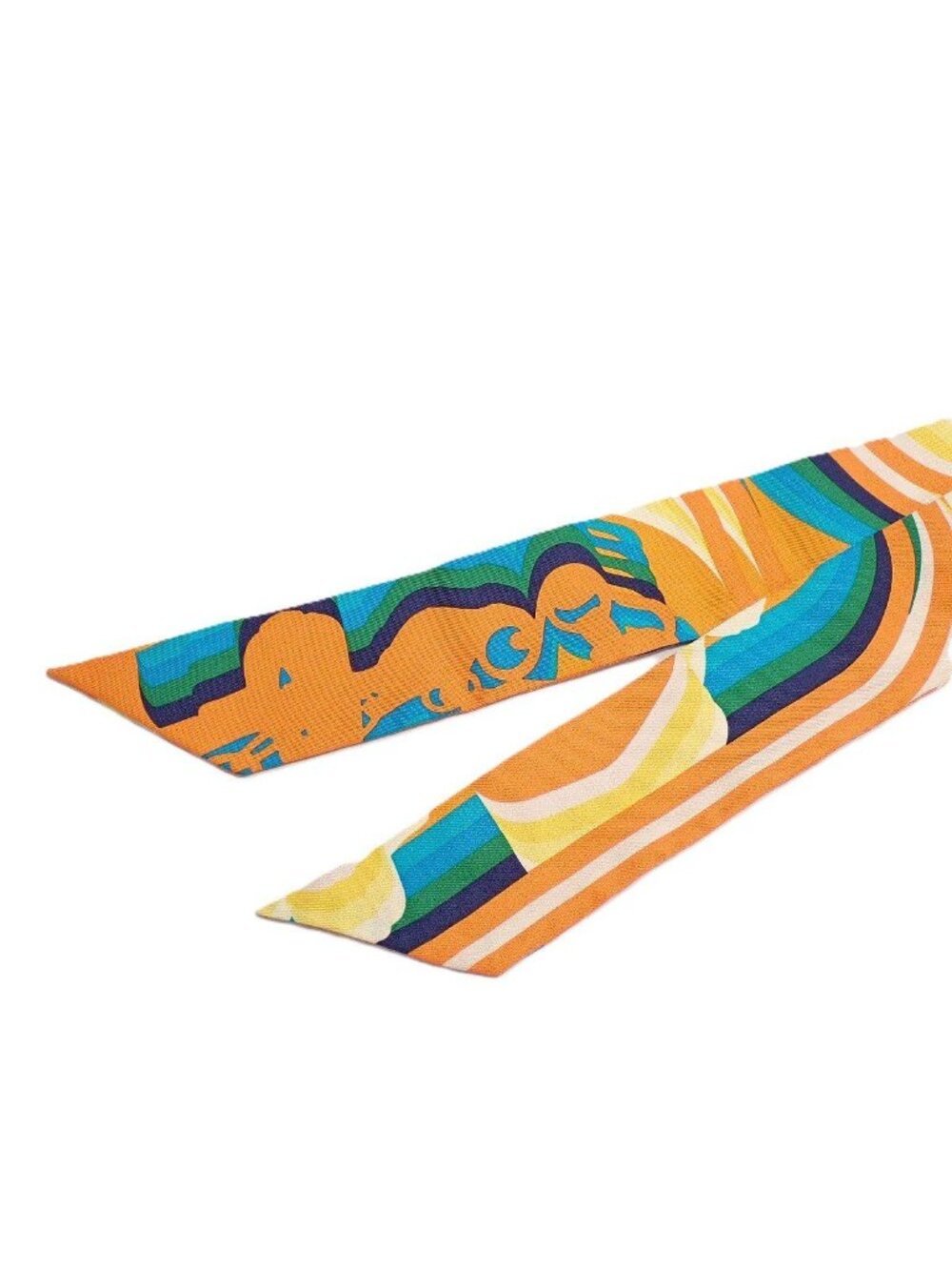 Hermes Scarf Orange - Picture 6 of 10